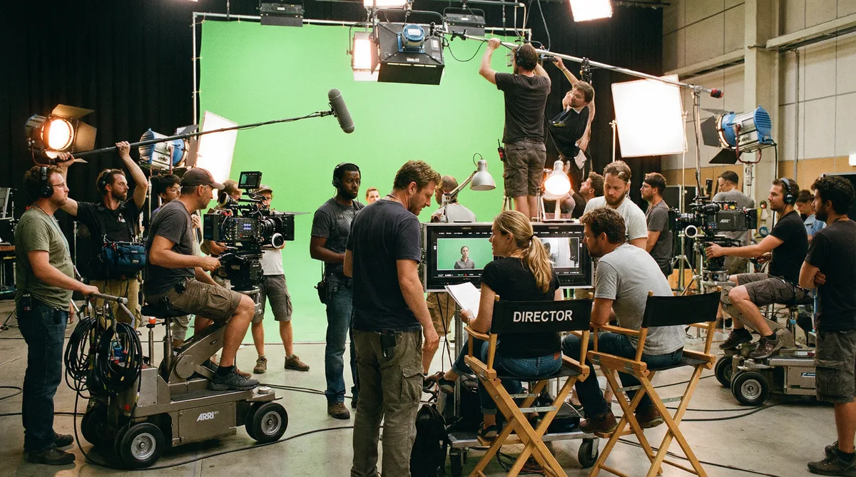 福利姬国际影视合作拍摄现场实景